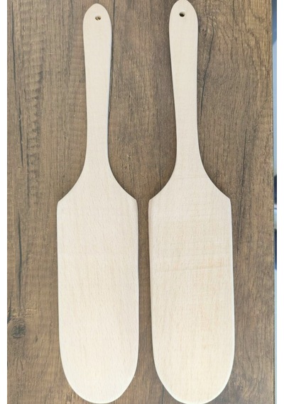 Ahşap Pide Küreği 2 Li Set Taş Fırın Ve Ankastre Fırınlarda Kullanıma Uygun, Dayanıklı Ahşap