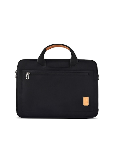 Wiwu Pioneer Pro Serisi Su Geçirmez Polyester Kumaş Omuz Askılı 14 İnç Laptop Çantası Siyah