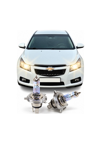 Chevrolet Cruze Halojen Sarı Kısa Ve Uzun Far Yedek Ampulü H4 Xtreme Vısıon %150 Xv 2 Adet