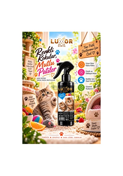 Luxor Kimya Kedi Parfümü Tutti Frutti 200 ml