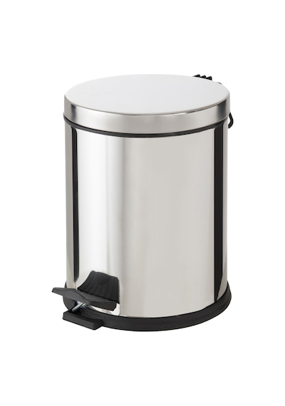 Mudo Home 5lt Pedallı Çöp Kovası Inox Gri