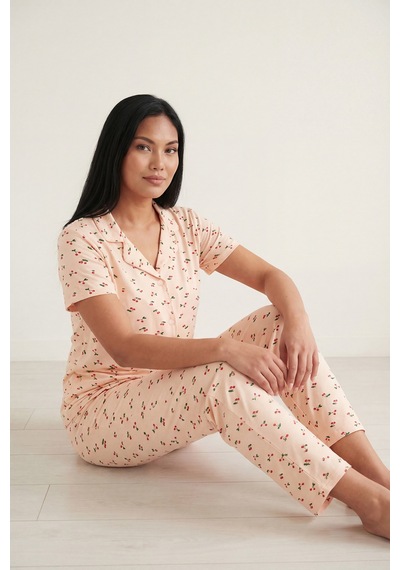 Lela Bayan Pijama Takımı 65750101y Somon