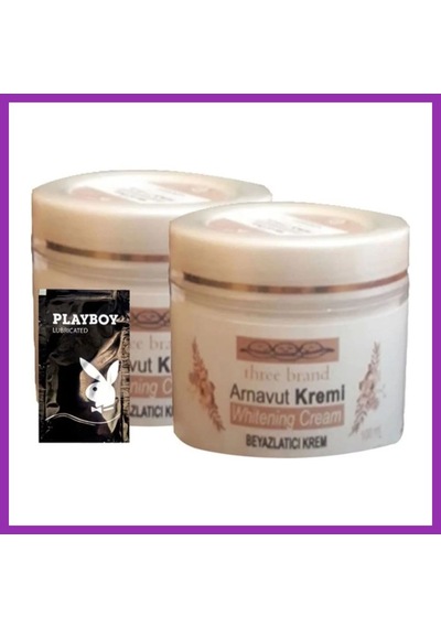 Bezos Three Brand Arnavut Kremi 100 Ml Whitens Cream Antikara Kremi + 1 Adet Jel Hediye Bty 11500825