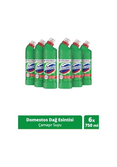 Domestos Çamaşır Suyu Dağ Esintisi 6 x 750 ML