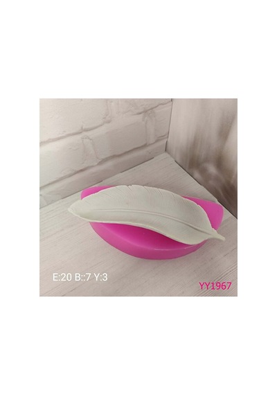 Yy1967-tüy Yaprak 20cm Silikon Kalıp