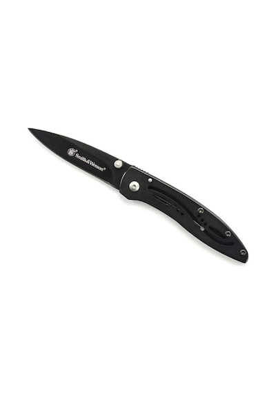 Smith Wesson Lpb Mini Drop Point Folding Knife, Black Kamp Çakı Cklpbcp Siyah