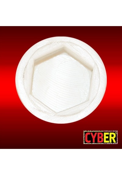 M12 Plastik Somun Kapağı (beyaz)