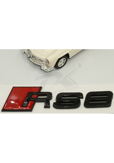Audi Rs8 Bagaj Krom Abs 3M 3D Yazı Logo Amblem Ürün