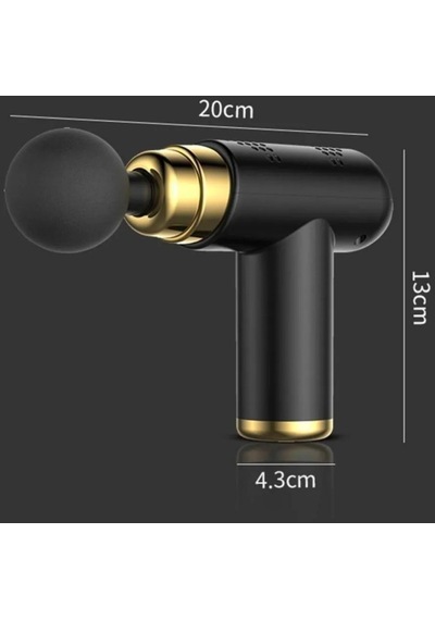 Buffer 4 Başlıklı Usb Şarj Olabilen Masaj Tabancası