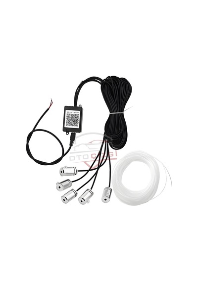 Araç İçi Atmosfer Ambiyans Led Neon İp Led Rgb App Kontrollü 5 Parça