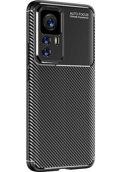 Xiaomi Mi 12T Pro Kilif Zore Negro Karbon Tasarim Silikon Kilif 560492071