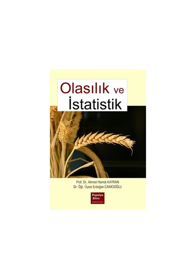 Olasılık Ve Istatistik/Ahmet H. Kayran,Erdoğan Camcıoğlu 9786059594752