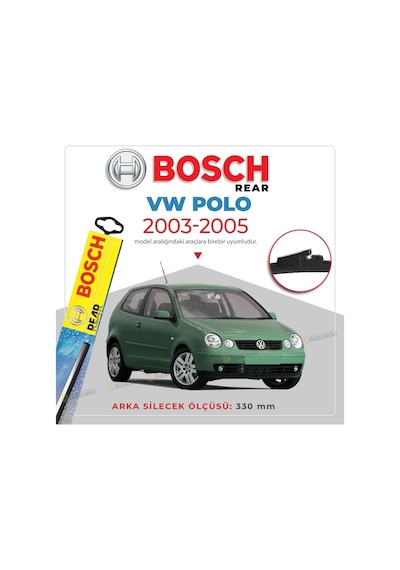 Bosch Rear Volkswagen Polo 2003 - 2005 Arka Silecek -  A330H