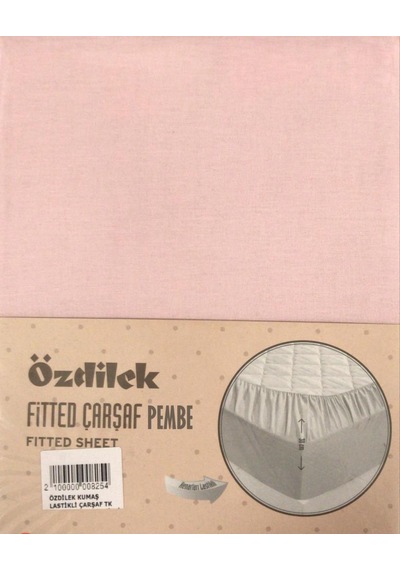 Özdilek 180X200 Fitted Kumaş Lastikli Yatak Çarşafı Yastık Kılıfl