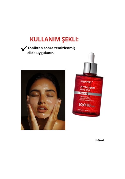 Medipeel Phyto Exosome Pdrn Lifting Shot Ampoule 100 Ml Pdrn'li Peptid Lifting Ampulü