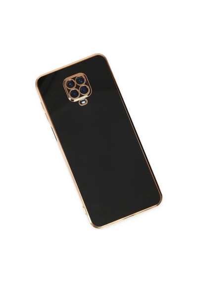 Jenerik Xiaomi Redmi Note 9 Pro Kılıf Volet Silikon - Siyah