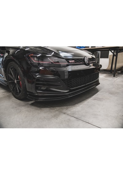 Vw Golf 7.5 Gtı Tampon Ön Lip Parlak Siyah Plastik Ön Ek Karlık 2017 2018 2019 2020 2021 Karlık+bodykit+ek