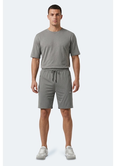 Slazenger Hyperbolt I Erkek Cepli Fıtness Koyu Gri Şort