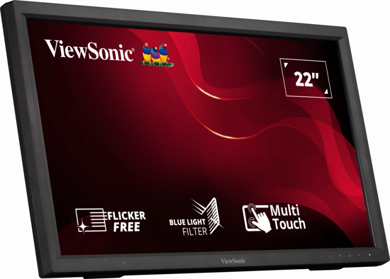 VIEWSONIC TD2223-2 21.5" 5 MS 75 Hz VGA+HDMI+DVI-D+USB FULL HD TN LED Dokunmatik Monitör