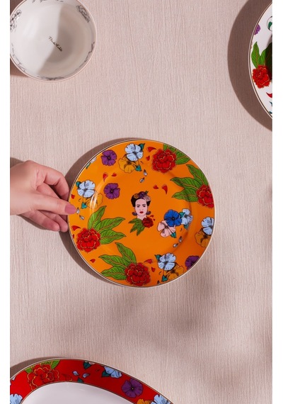 Karaca Frida Pasta Tabağı Turuncu 19 Cm