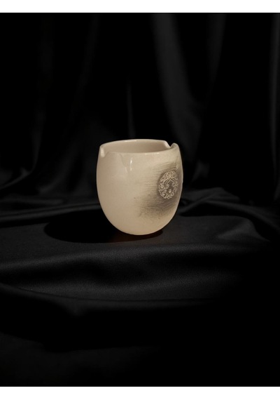 Resim, Fırça - Dekoratif Boya Seramik Su Kabı 5x6,5x6,5 Cm