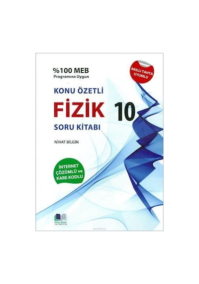 Nihat Bilgin 10.Sınıf Fizik Soru Kitabı - Nihat Bilgin - Nihat Bilgin Yayıncılık