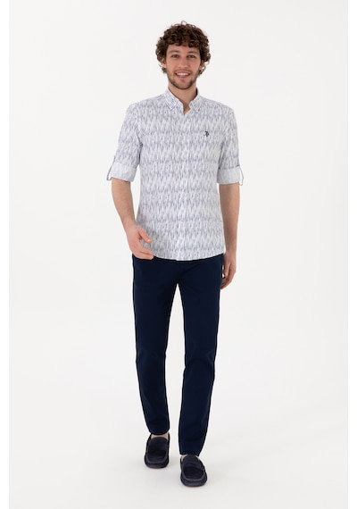 U.S. Polo Assn. Erkek Lacivert Slim Fit Kanvas Pantolon 50309142-VR033 U.S. Polo Assn. Erkek Lacivert Slim Fit Kanvas Pantolon 50309142-VR033
