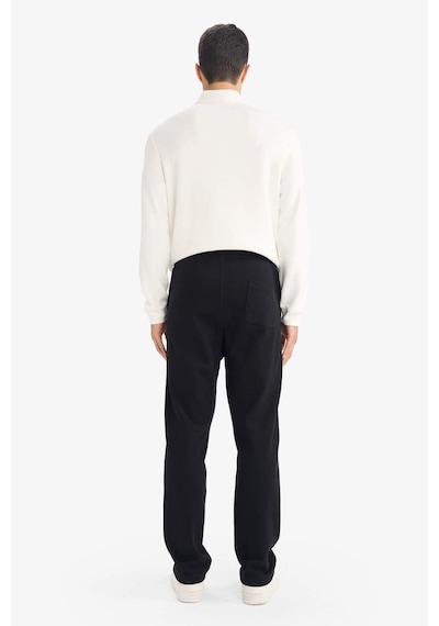 Defacto Regular Fit Beli Bağcıklı Düz Paça Eşofman Altı F0965ax25aubk81 Siyah-bk81