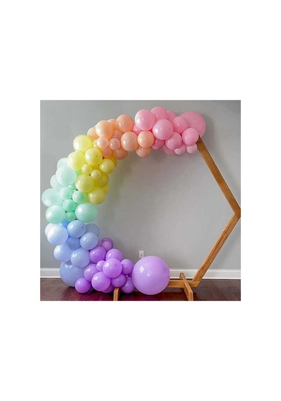Makaron Karışık Balon 100 Adet Mavi