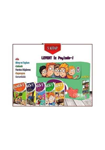 Timaş Çocuk Yayınları / Levent İz Peşinde 1 / (5 Kitap)