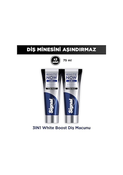 Signal White Now Diş Macunu 3 İn 1 White Boost 75 Ml X2