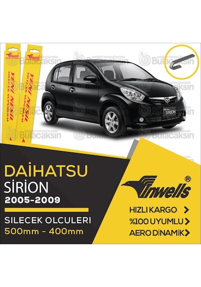 Daihatsu Sirion Muz Silecek Takımı 2005-2009 İnwells N11.3149