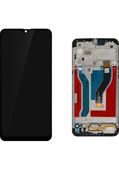 Samsung Uyumlu Galaxy A10s A107 Lcd Ekran Dokunmatik Siyah Hk Servis Çıtalı Gh81-17482a