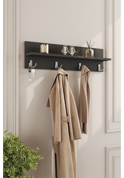 Aeka Ae-7002 Akasya Antrasit Duvara Monte 4 Askılı Raflı Portmanto Antre Hol Vestiyer Askılık 90 12 24 Cm Aeka Ae-7002 Akasya Antrasit Duvara Monte 4 Askılı Raflı Portmanto Antre Hol Vestiyer Askılık 90 12 24 Cm