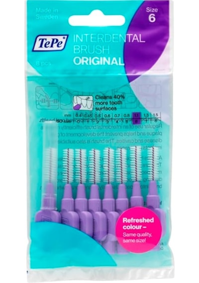 Tepe Interdental Arayüz Fırçası 8'li 1.1 MM
