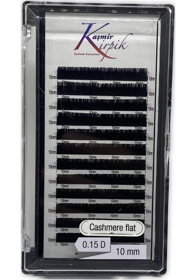 KAŞMİR KİRPİK  Klasik D KIVRIM 0.15 MM 10 numara tek boy kirpik