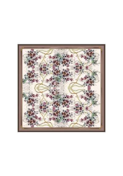 Pierre Cardin Vizon 90x90 İpek Twill Eşarp Vizon Vizon