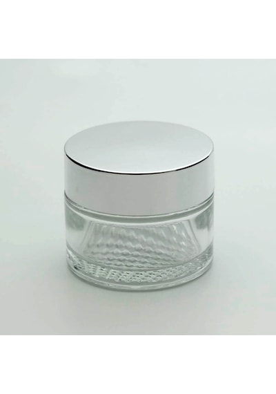 Boş Krem Kavanozu 30 ML 5 Adet Boş Şeffaf Gri Kapaklı Kutu