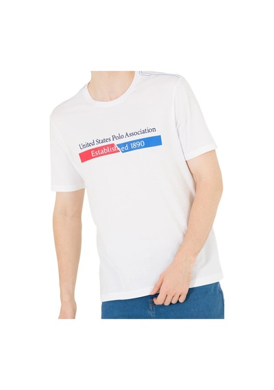 U.S. Polo Assn. Erkek T-shirt 1573174 Beyaz