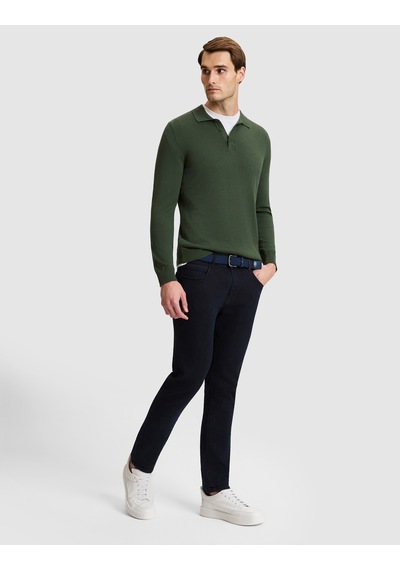 Pierre Cardin Koyu Haki Slim Fit Basic Kazak 50331477-vr111