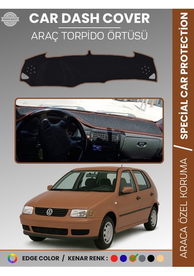 Volkswagen Polo 1994-2001 Torpido Örtüsü Panel Halısı Torpido Koruma Tam Uyum Uv Koruma - 955 Stiloto