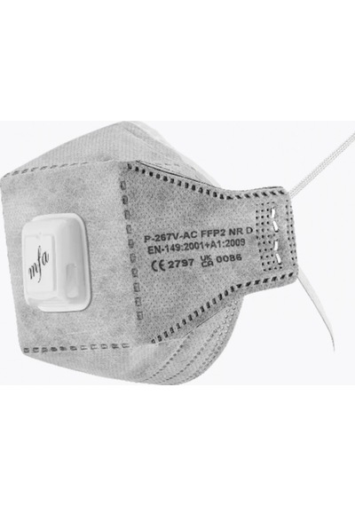 Mfa P-267v Ac Ffp2 Toz Maskesi 1 Paket 40 Adet