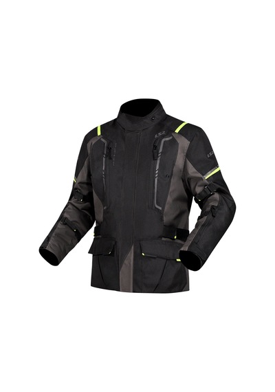 Ls2 Narvık Mont Gri-siyah-neon Sarı Renkli