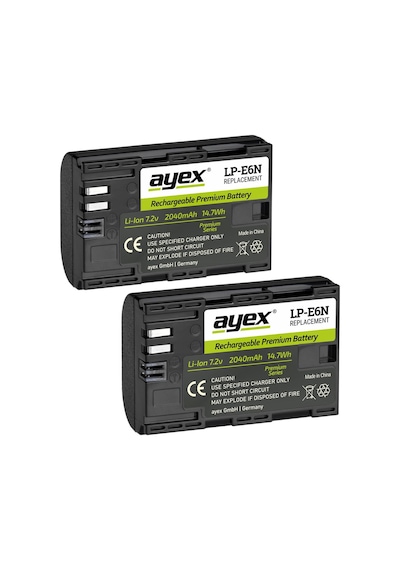 Canon 5D Mark IV için Ayex Ax-5D4 Battery Grip + 2 Ad. Lp-E6N Pil