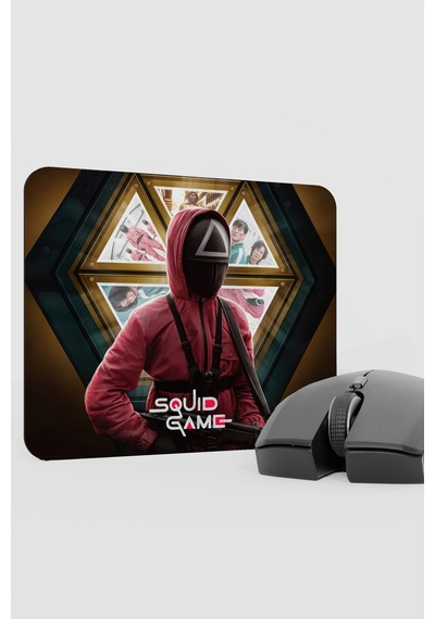 Squid Game V1 22x18 Gaming Kauçuk Kaymaz Taban Mouse Pad Fare Altlığı