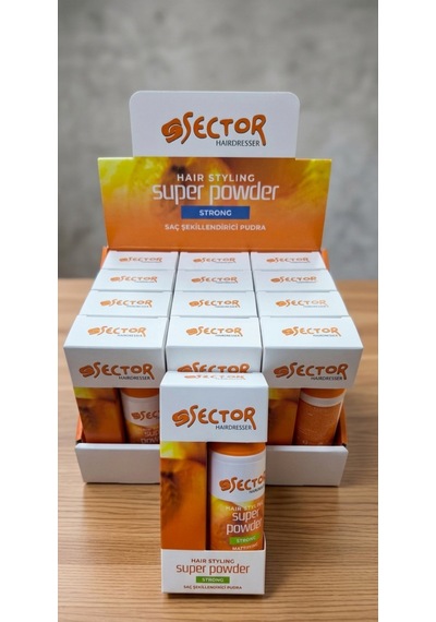 Sector Super Toz Wax Parlak Saçlar Yeni Ürün Sert Turuncu