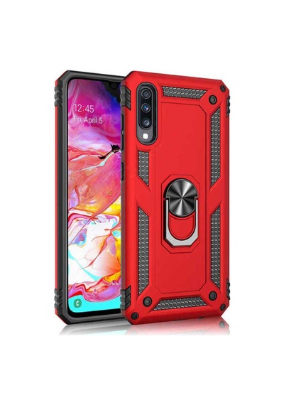 Huawei P Smart 2021 Kılıf Zore Vega Kapak Kırmızı