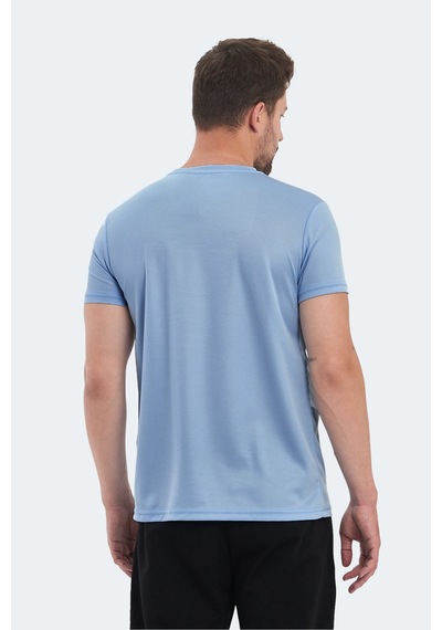 Slazenger OMAR KTN Erkek  Açık Mavi Tişört
