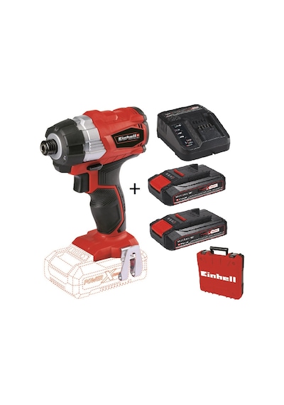Einhell TE-CI 18 Li Brushless Darbeli Vidalama + 2 x 2.5 Ah Starter Kit + Çanta