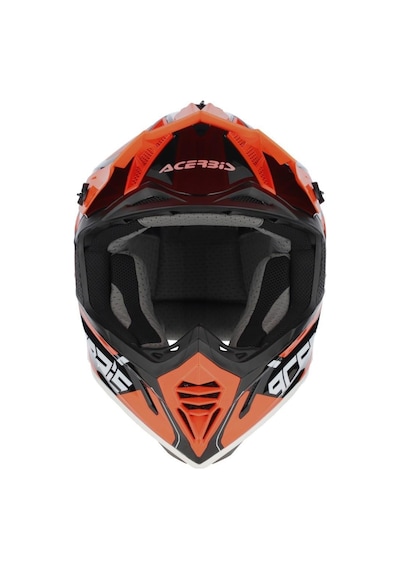Acerbis X-track 22-06 Kask Turuncu Siyah